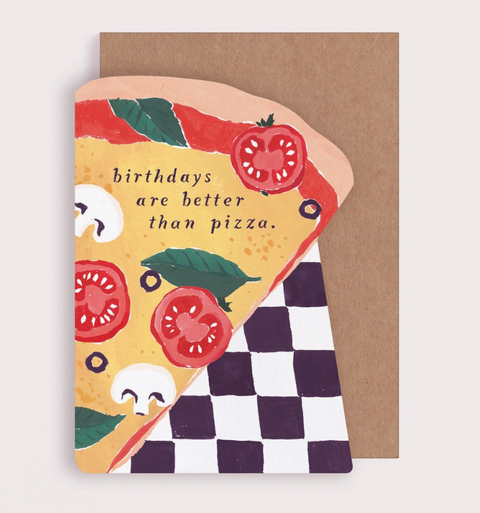 Pizza Slice Birthday Card