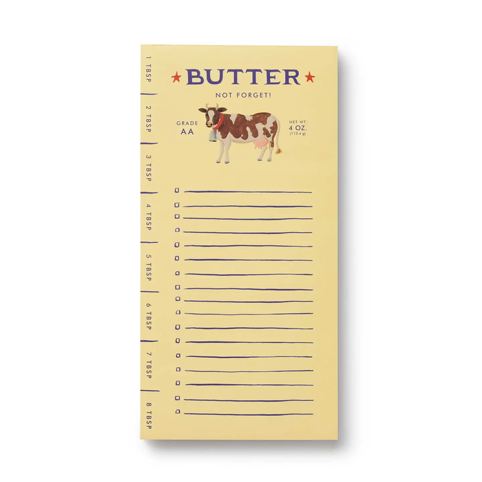Butter Not Forget Market Pad