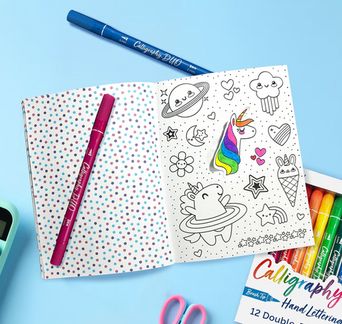 Stickiville Color-In’ Sticker Book: Cute-A-Licious Doodles