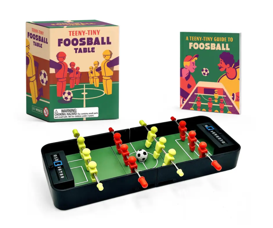 Teeny-Tiny Foosball Table Let's Roll!
