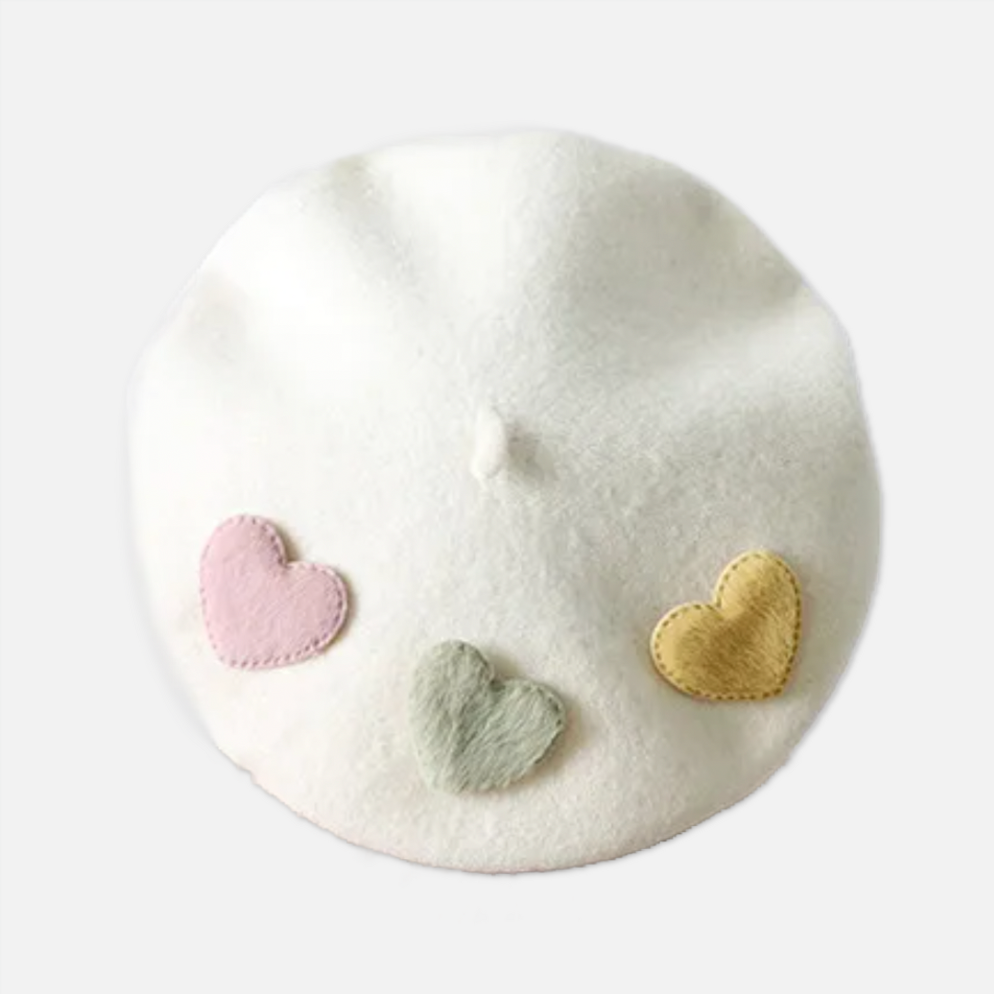 Candy Hearts Pastel Beret