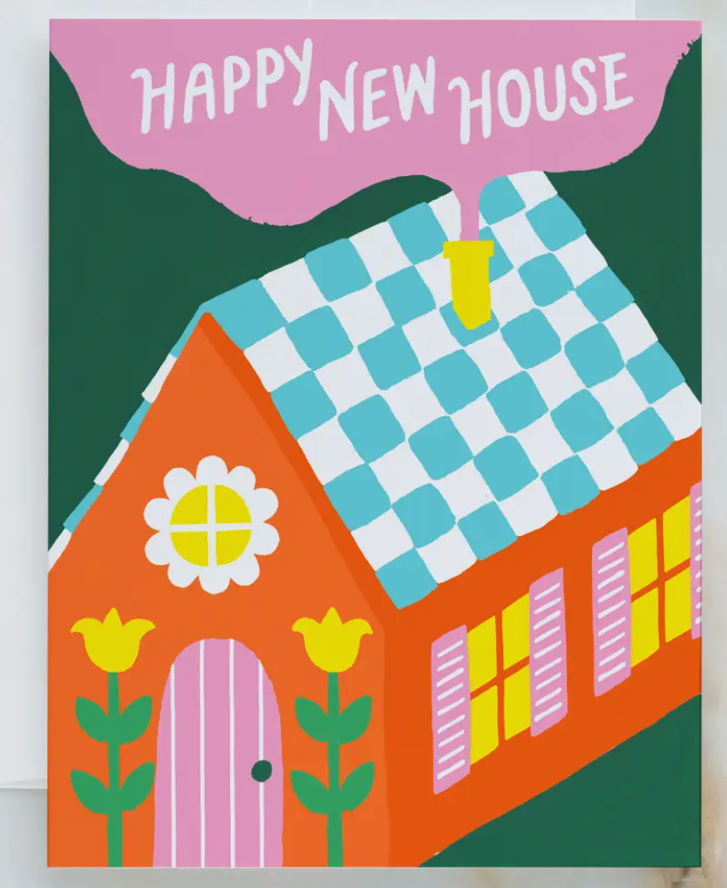 Happy New House Card