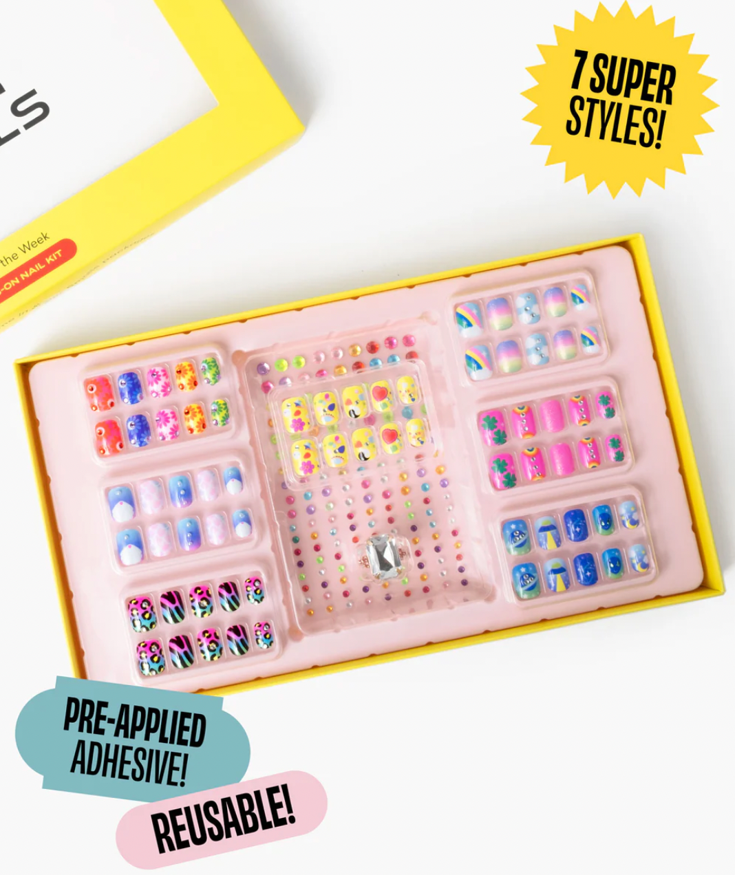 Days of the Week Press On Nail Kit