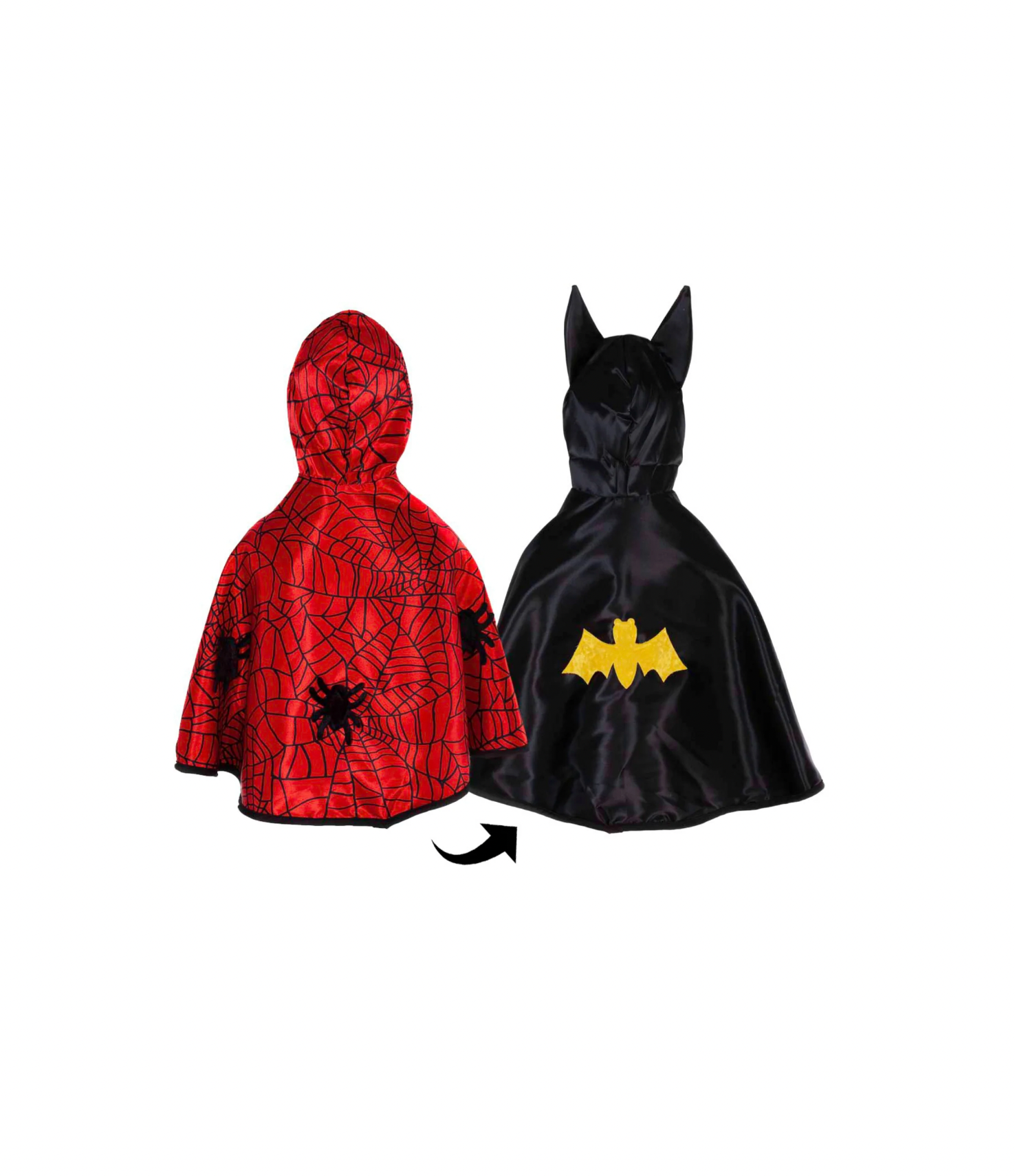 Reversible Spider/Bat Cape & Mask