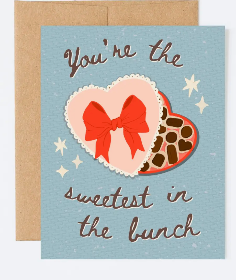 Chocolate Heart Valentine Card - Stay Forever