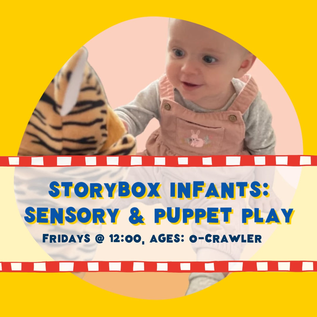 Storybox Infants: Sensory & Puppet Play Fridays, 12:00-12:45(Ages: 0-Crawler)