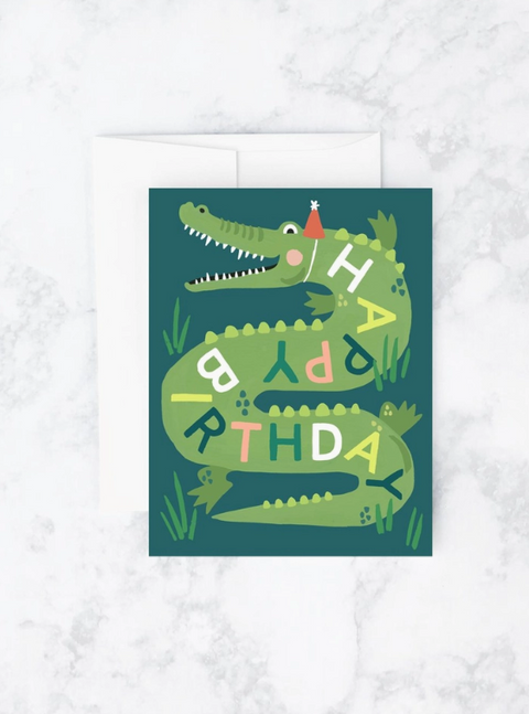 Gator Birthday Card