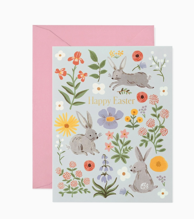 Easter Bunny Fields Card