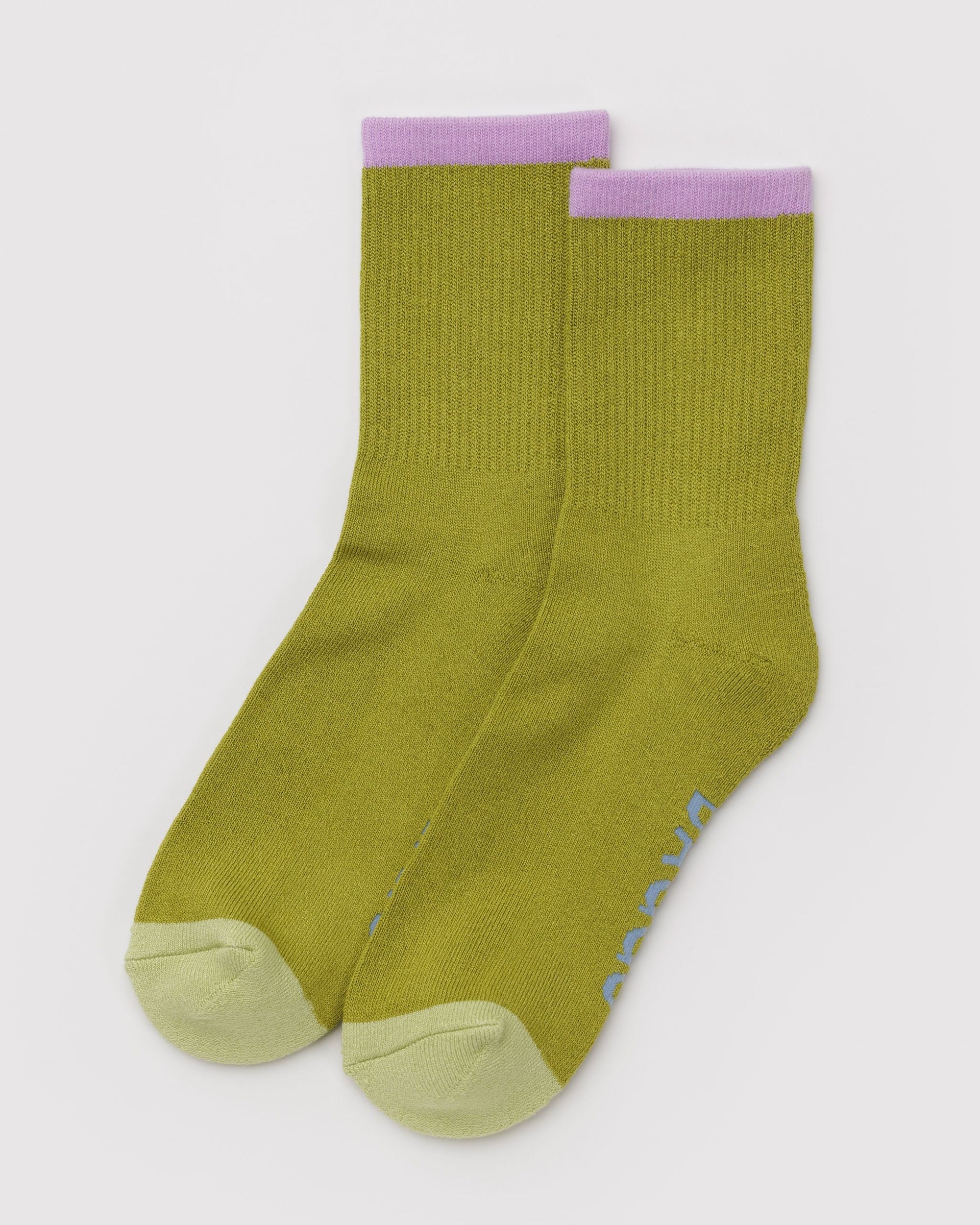 Ribbed Sock - Olive Mix