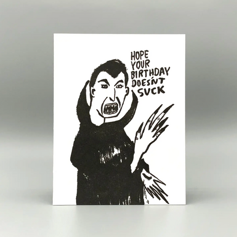 Birthday Sucks Card