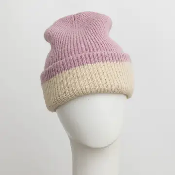 Knit Two Tone Beanie