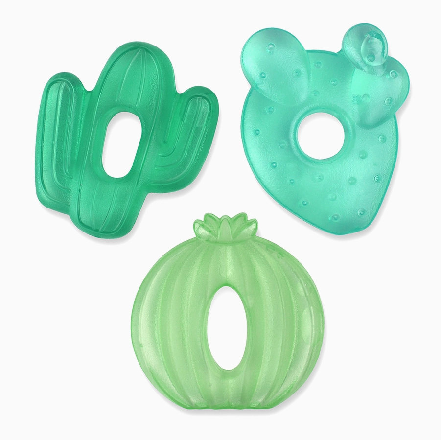 Cutie Coolers™ Water Filled Teethers (3-pack) Cactus