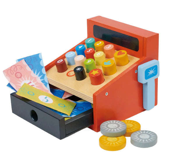 Red Till Toy Set with Squishy Buttons