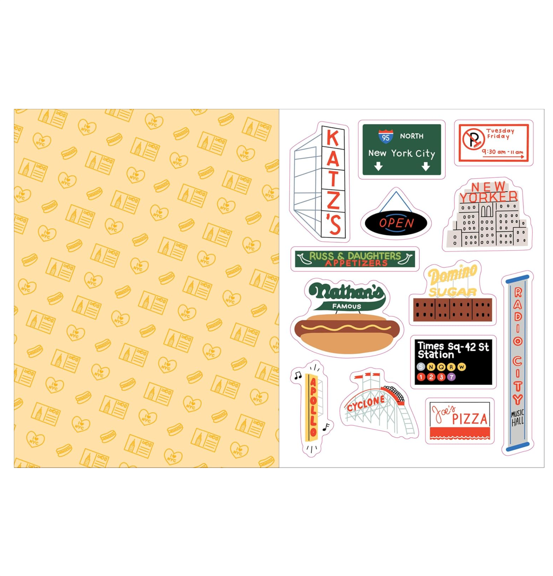 I Love New York City Sticker Book - Stay Forever