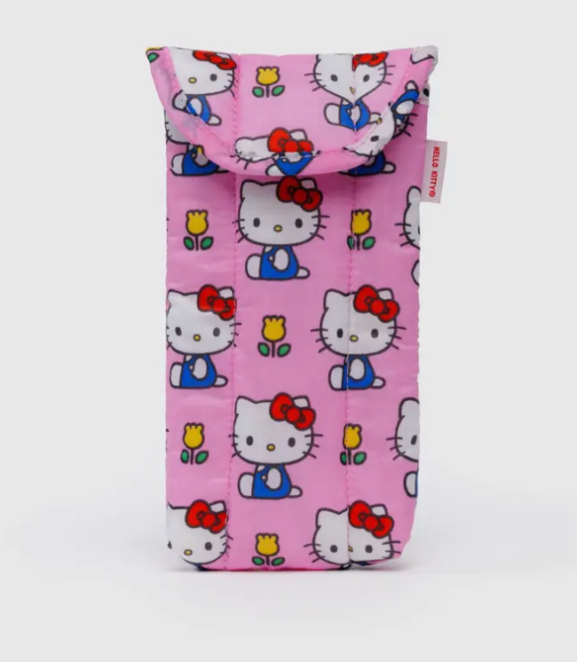 Puffy Glasses Sleeve - Hello Kitty Pink