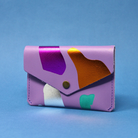 Abstract Popper Purse