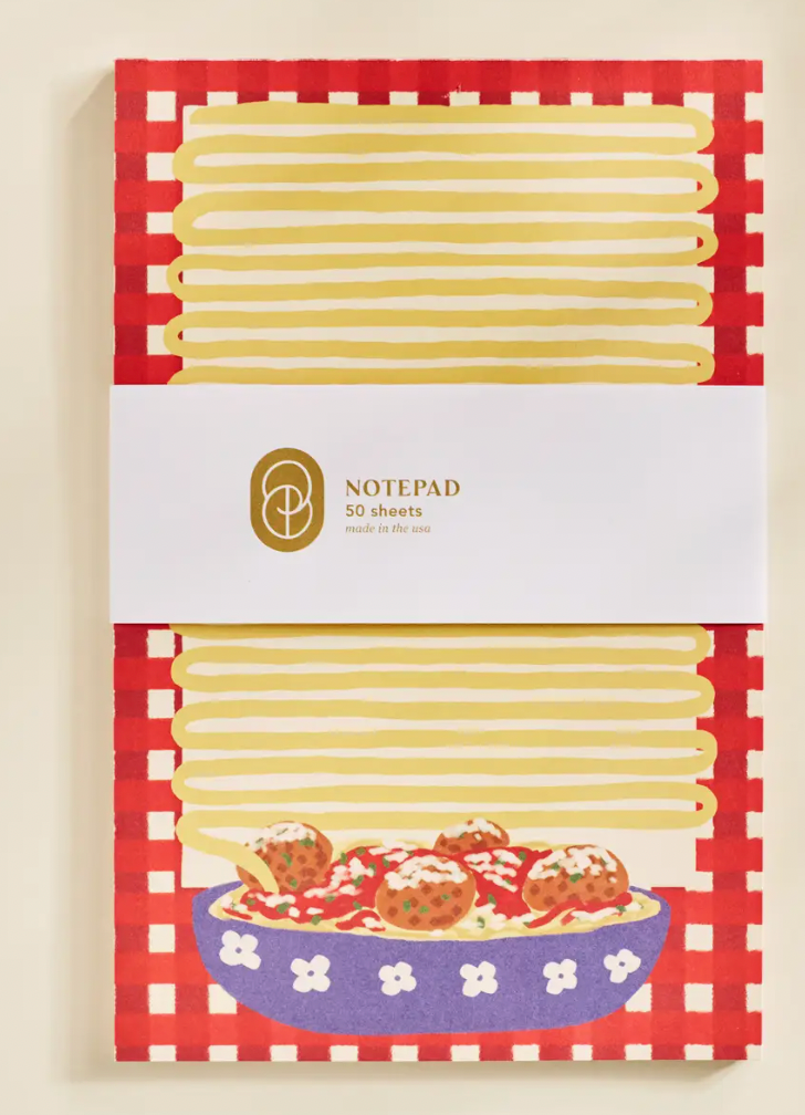 Mamma Mia Spaghetti & Meatballs Notepad