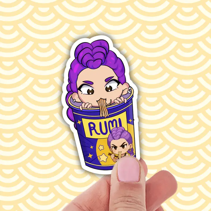 Kpop Rumi Ramen Sticker