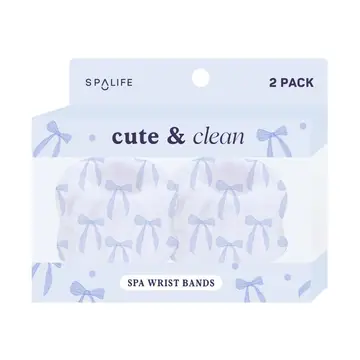 Cute & Clean Spa Wristband Set 2 Pk