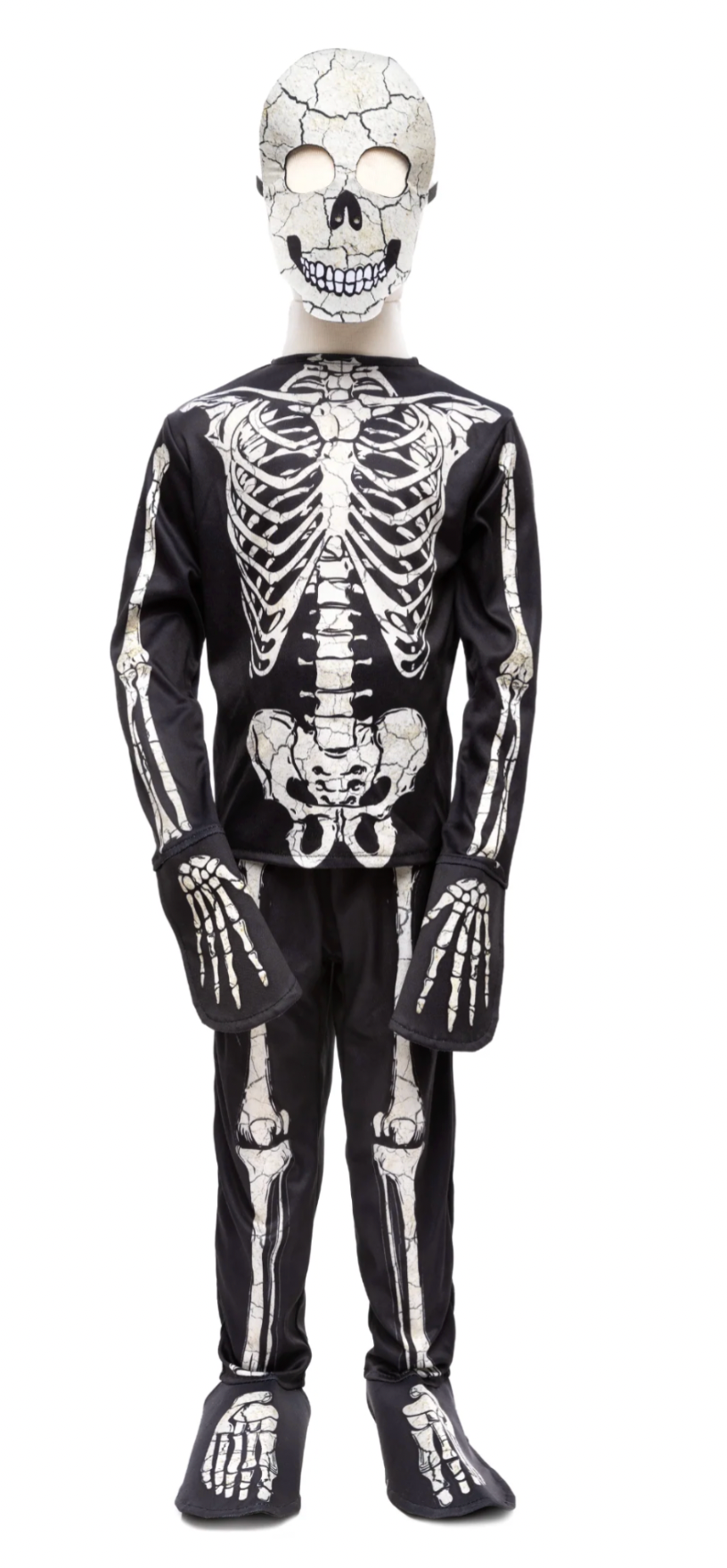 Glow-in-the-Dark Skeleton Shirt Pants Mask
