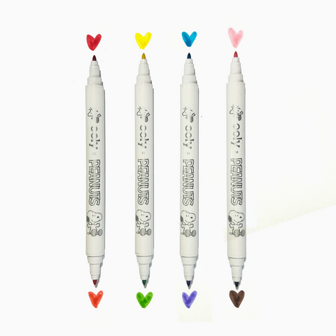 OOLY X Peanuts Activity Travel Kit & Double-Ended Markers