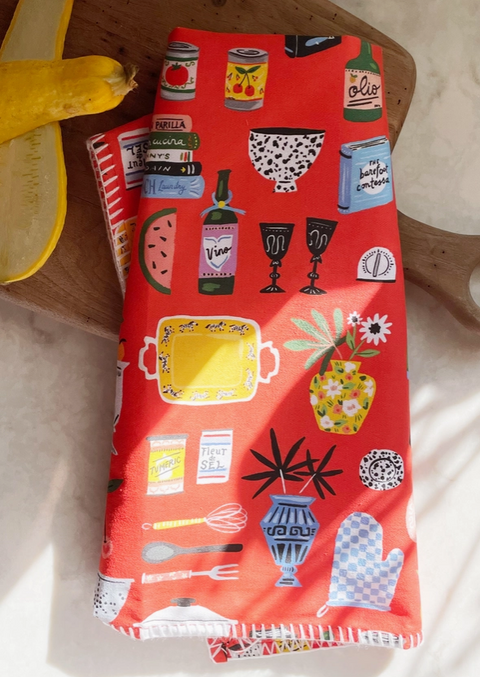 Kitchen Shelf Tea Towel