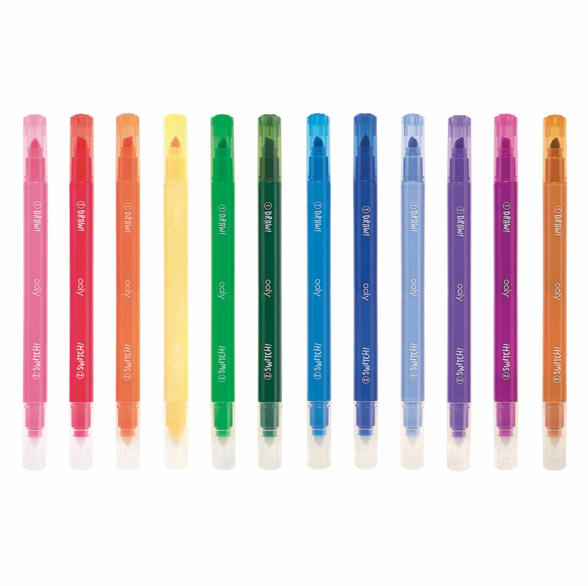 Switch-Eroo! Color-Changing Markers - Set of 12 - Stay Forever