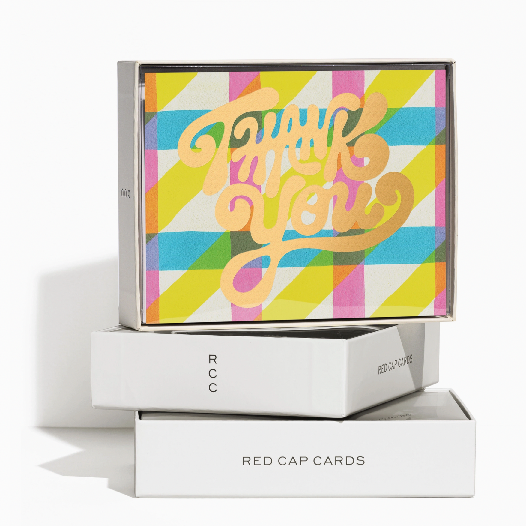 Plaid Thanks Thank (Boxed Set of 8)