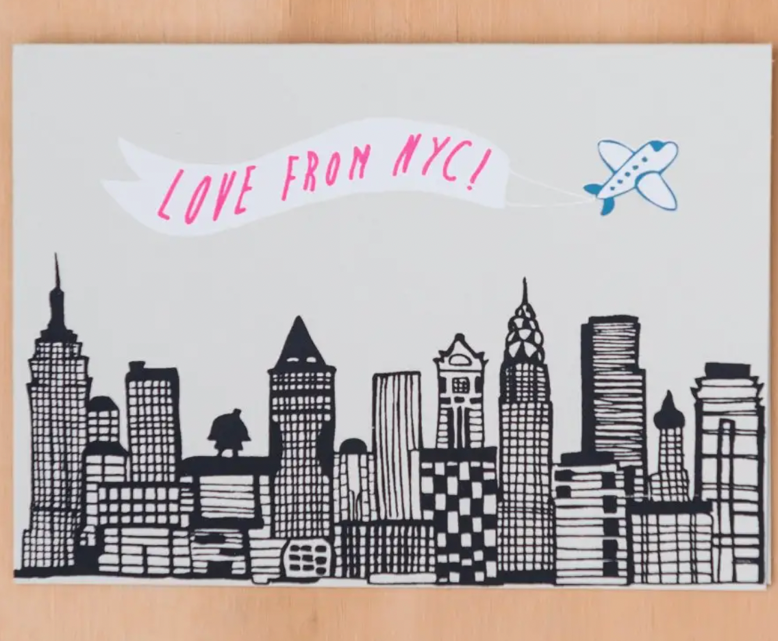 Love from Nyc Skyline Greeting Card