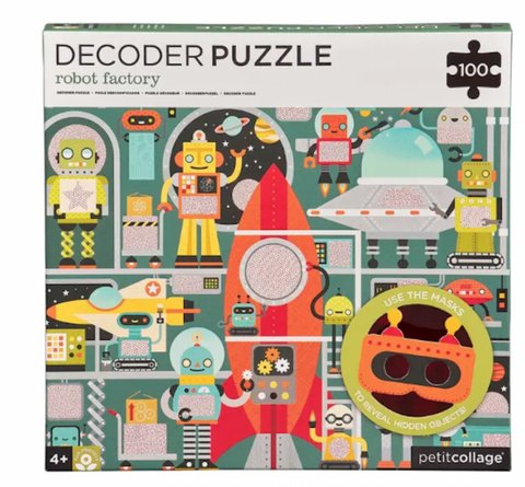 Robot Factory 100-Piece Decoder Puzzle