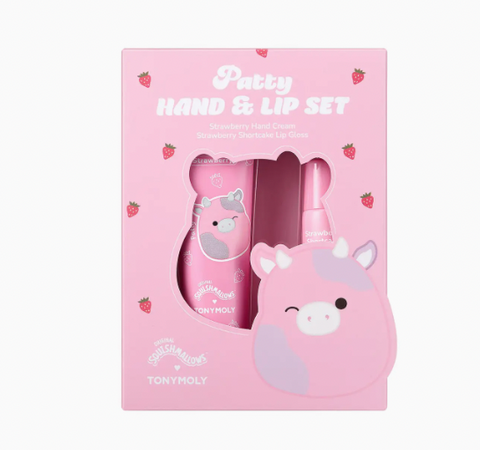 Squishmallows X TONYMOLY Hand & Lip Set