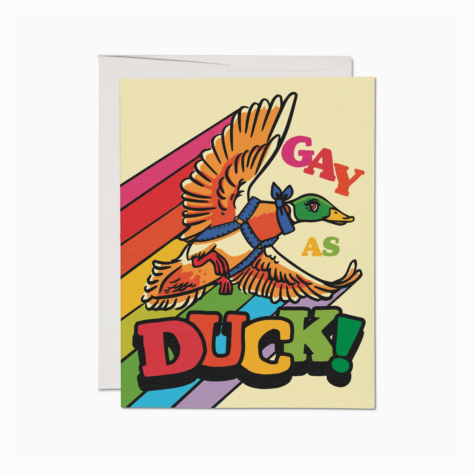 Gay As Duck Card