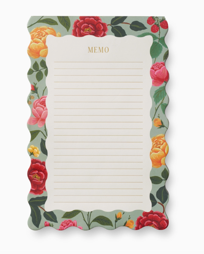 Rifle Paper Roses Memo Notepad