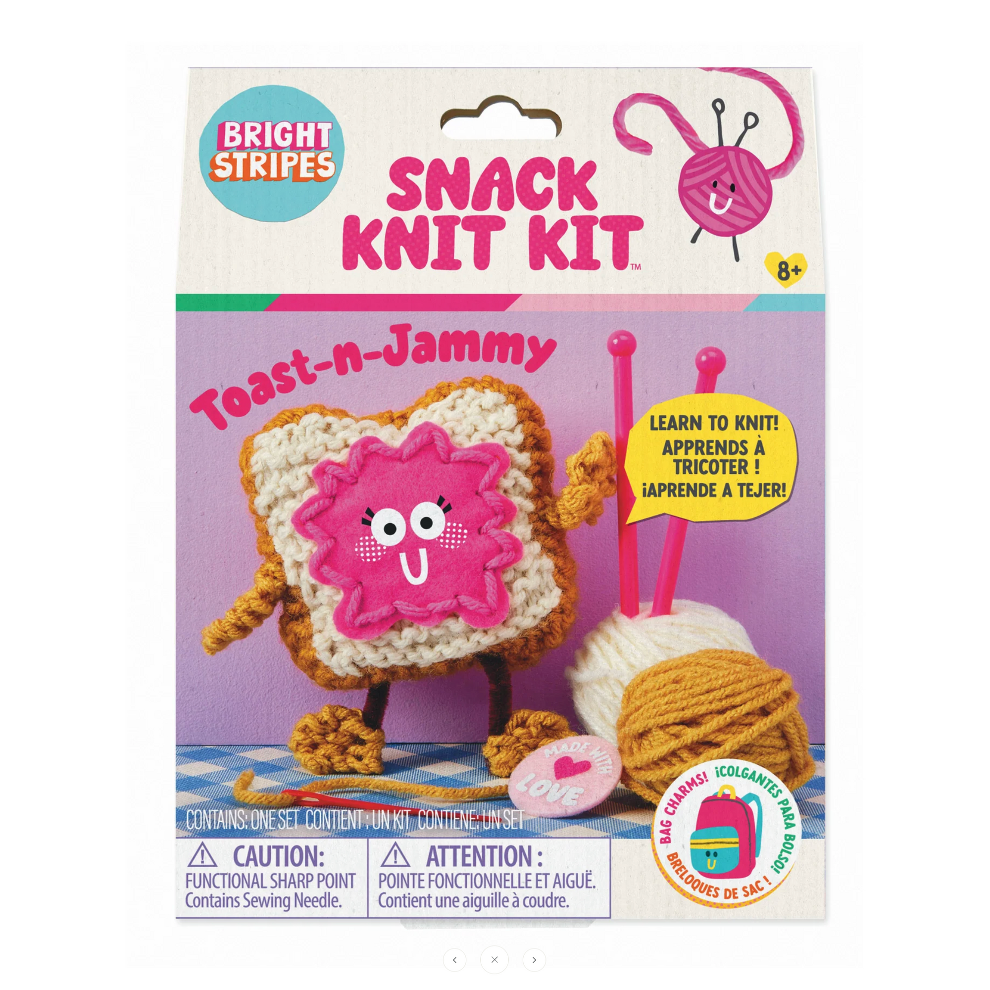 Snack Knit Kit - Toast n Jammy