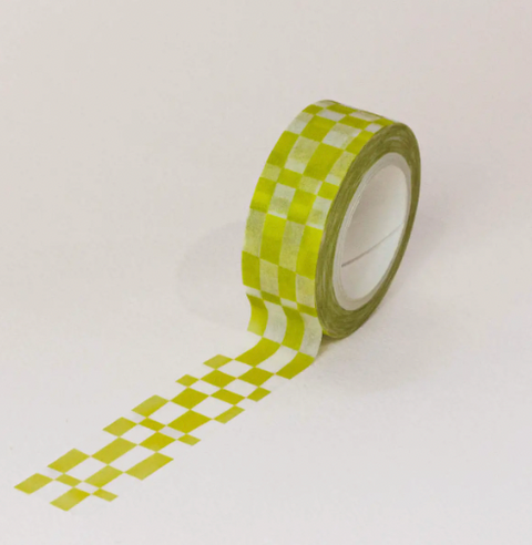 Warped Checks Washi Tape
