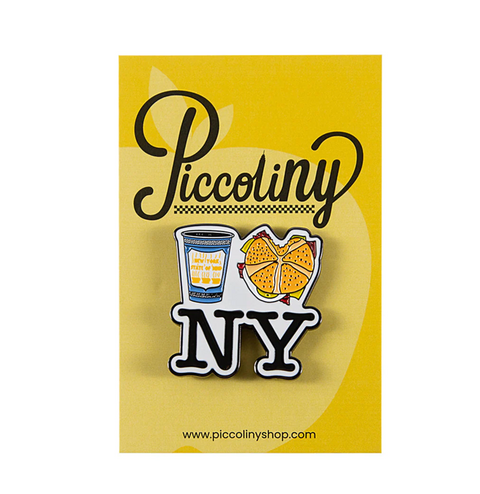 Bacon Egg & Cheese New York Enamel Pin