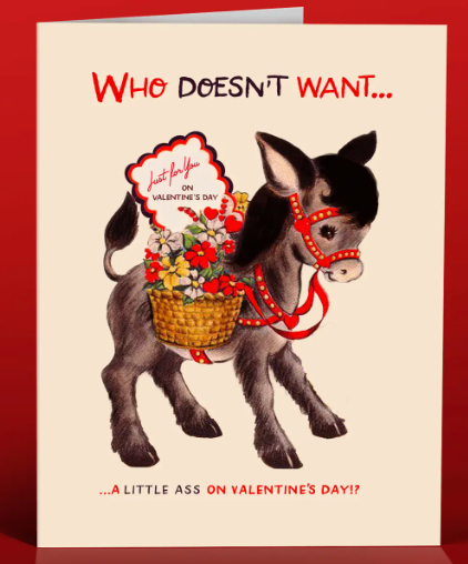 A Little Ass! Valentine Card