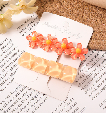 Floral Barrettes