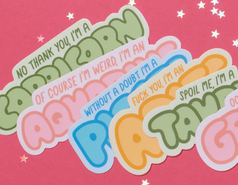 Zodiac Horoscope Sticker Set