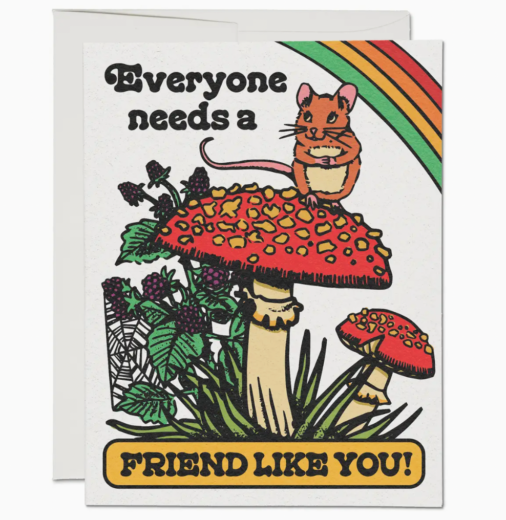 Mouse Friend Greeting Card