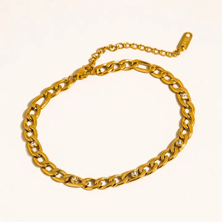 Berlin Cuban Chain Cz Bracelet