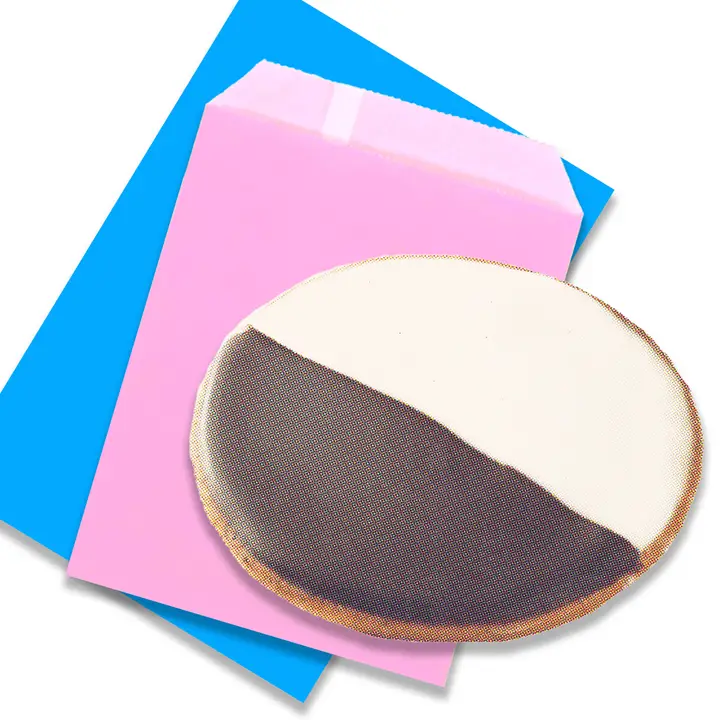 Nyc Black & White Postcard W/Envelope & Concession Bag - Stay Forever