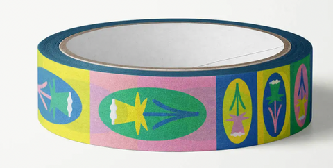 Colorblock Daffodil Washi Tape