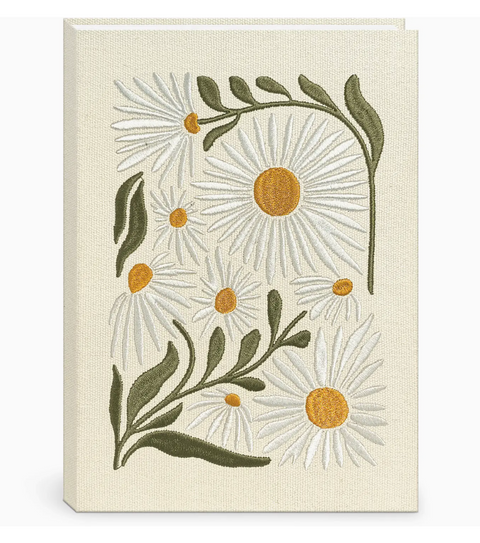 Embroidered Journal Flower Market Daisy