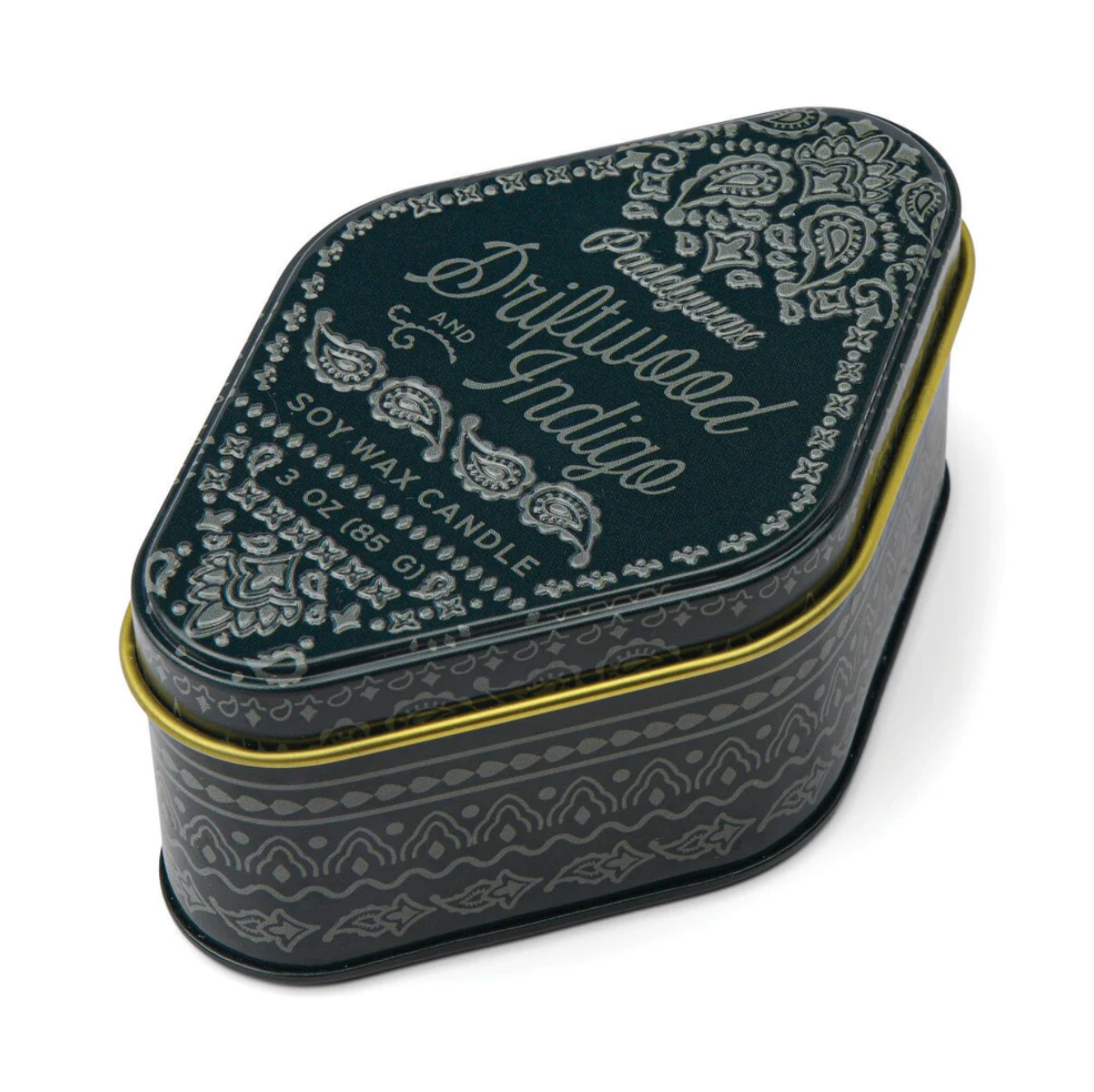 Station 3.5 oz Bandana Tin - Driftwood Indigo