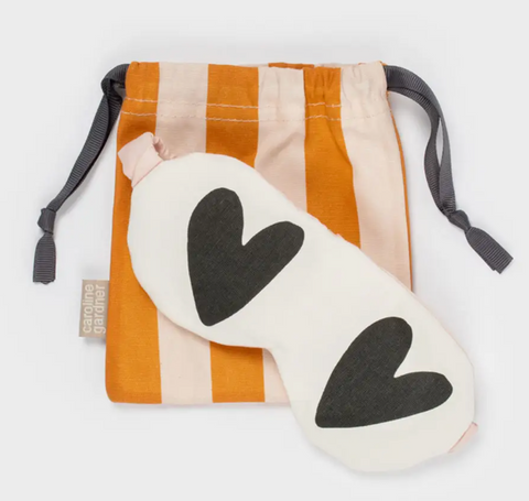 Orange/Pink Stripe Eyemask