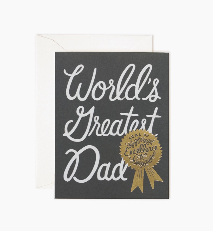World's Greatest Dad Card
