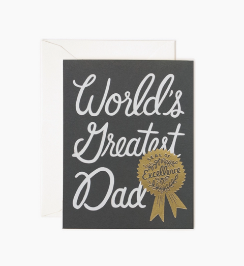 World's Greatest Dad Card