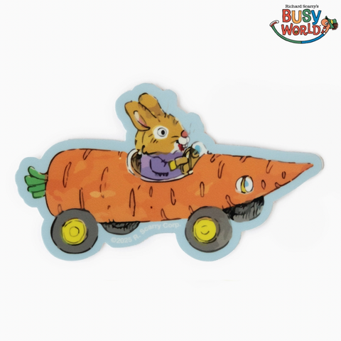 Richard Scarry® - Carrot Car Sticker