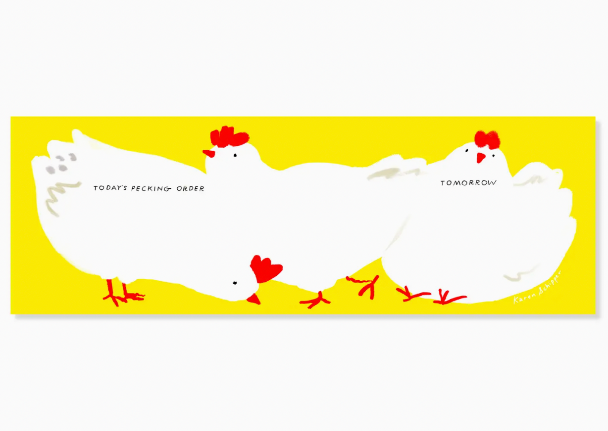 Chickens Desk Planner Notepad